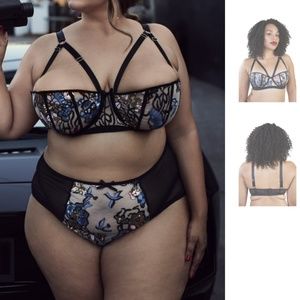 'New' Gabi Fresh Sequined Embroidered Bra